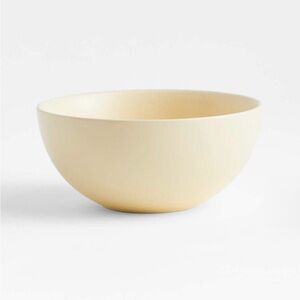 New! Crate&Barrel Butter Yellow Stoneware Cereal Bowl by Molly Baz, Set of 4